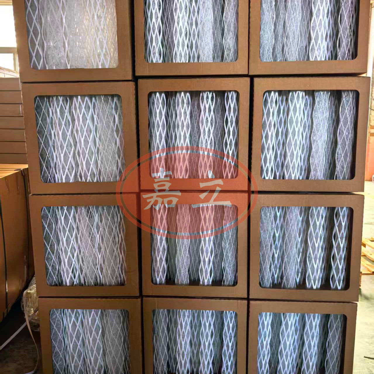 定州3D柱型漆雾过滤收集器